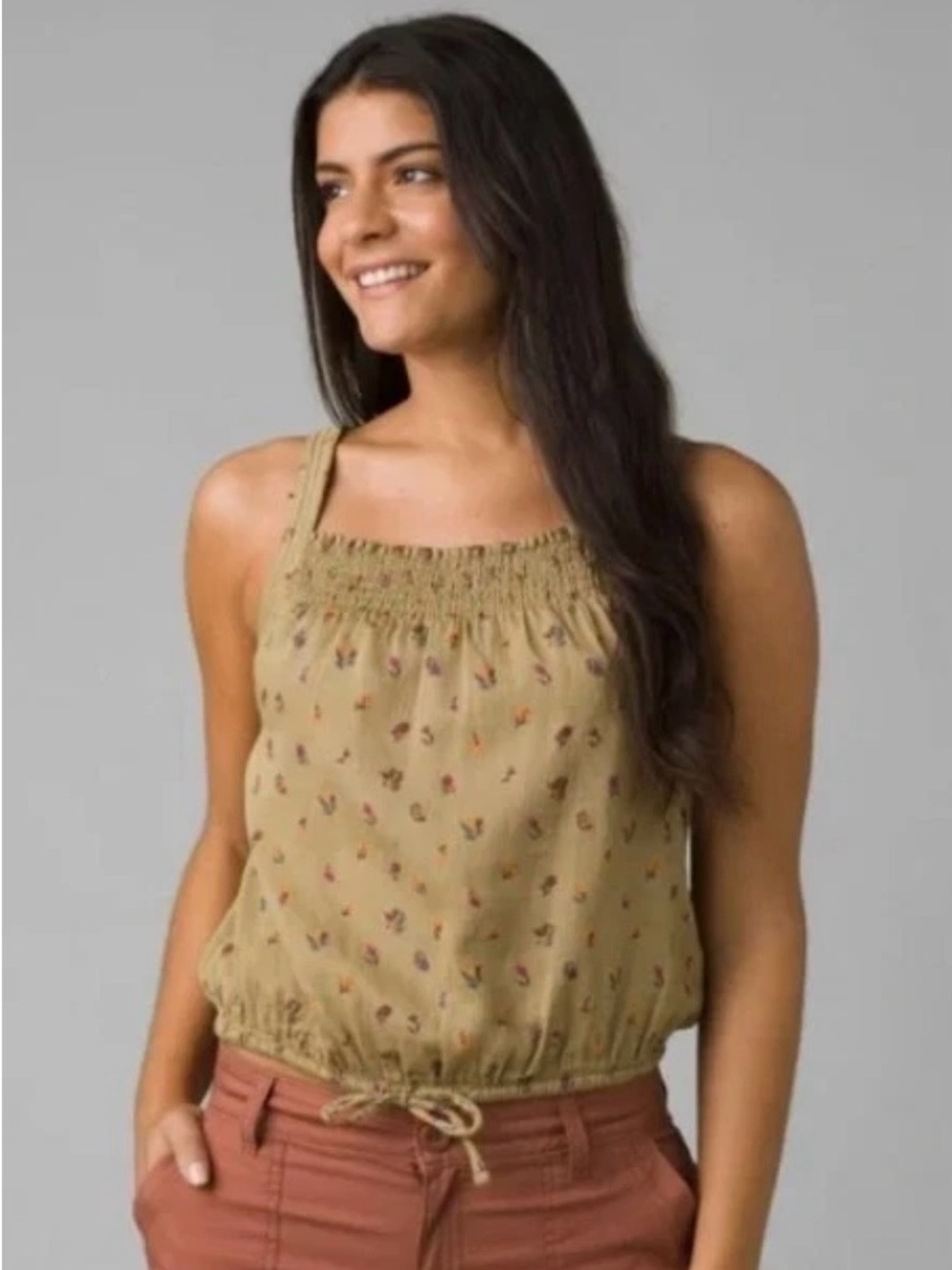 prAna Little Palm Cami in Sweet Grass